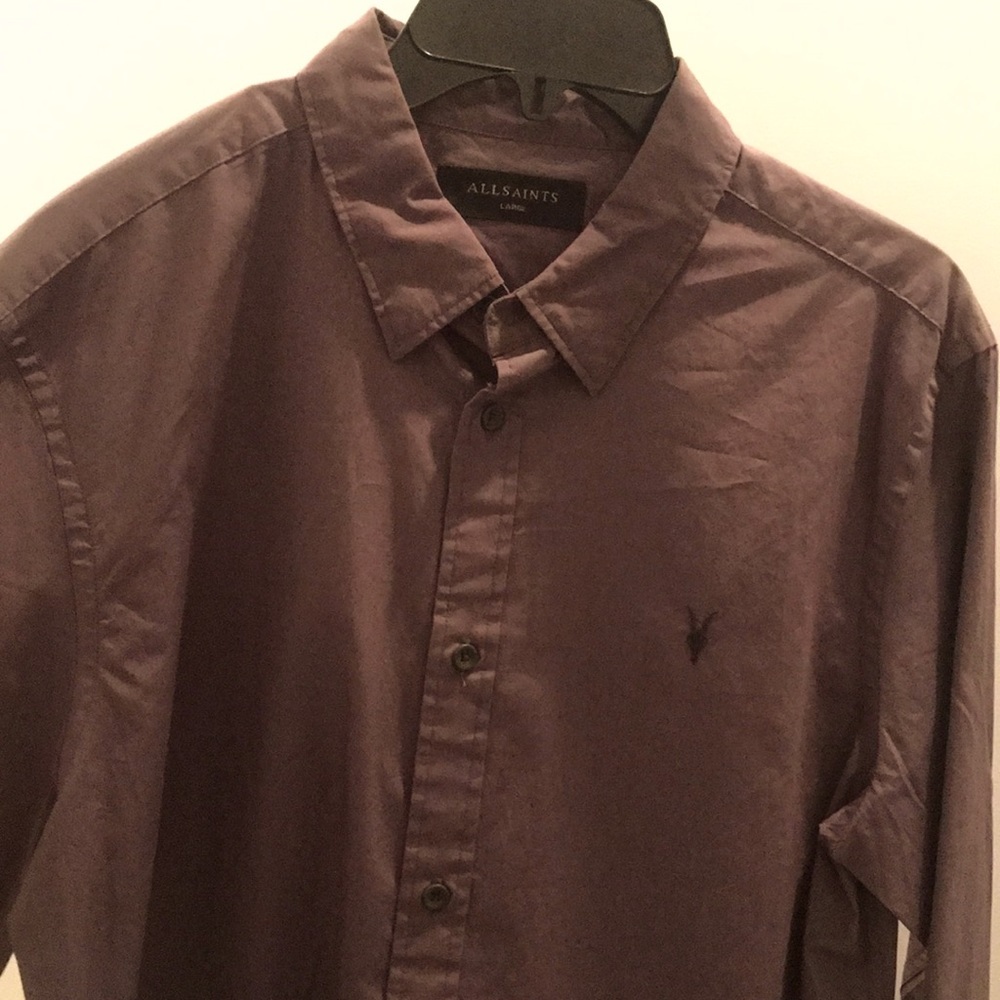 All Saints button down dress shirt.